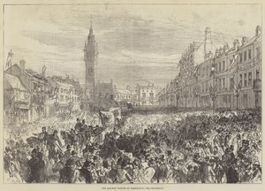 Il Giubileo ferroviario a Darlington, la processione da Sir John Charles Robinson